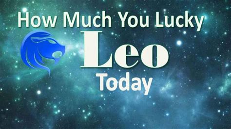 lucky numbers for today leo|leo luck horoscope today.